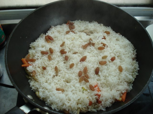 鸡肉抓饭步骤13