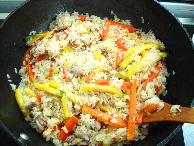 鸡肉抓饭步骤14
