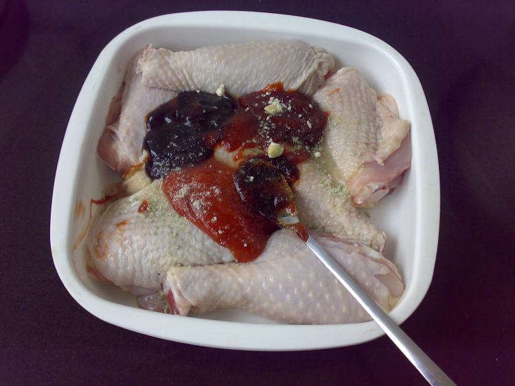 三酱烤鸡腿步骤2