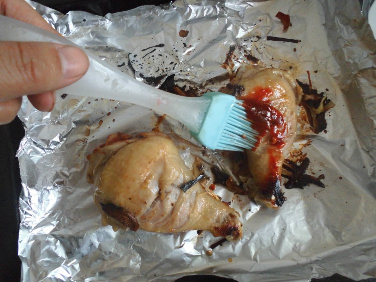 排骨酱烤鸡腿步骤11