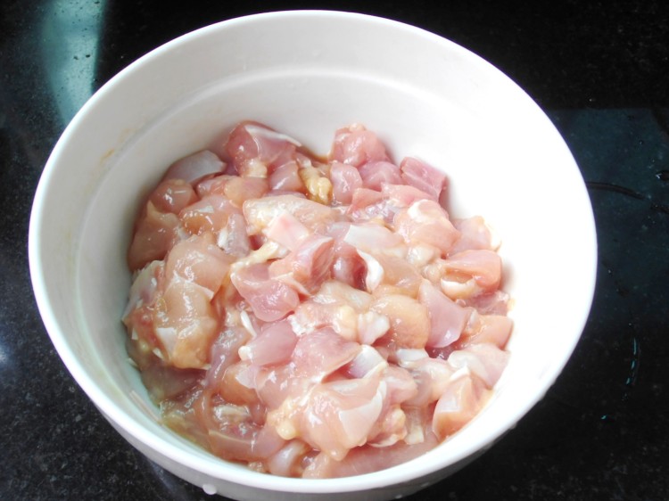 奶香南瓜鸡肉焗饭步骤2