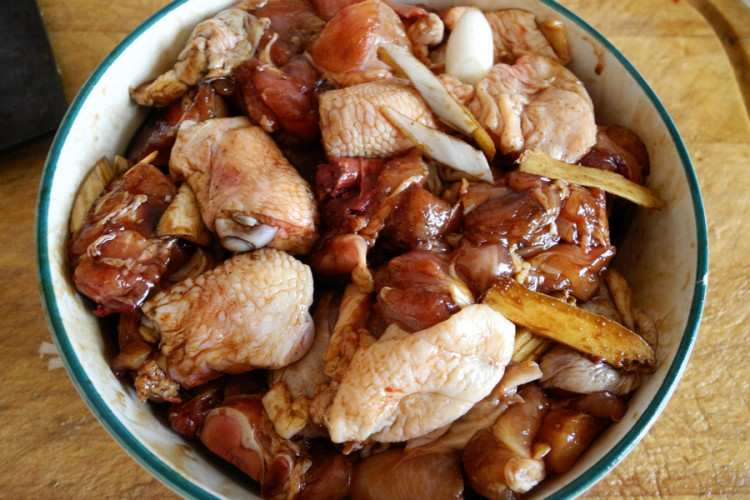 菜椒鸡块步骤2