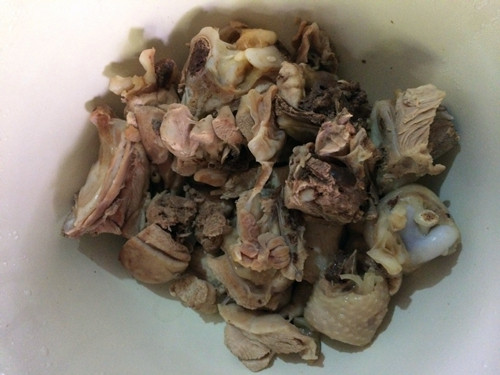 口蘑鸡块步骤3