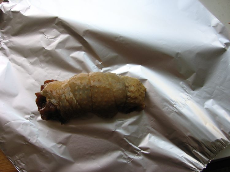 花心鸡腿卷步骤11
