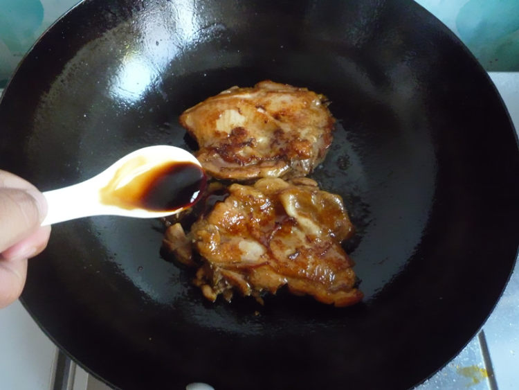 黑胡椒鸡腿饭步骤10