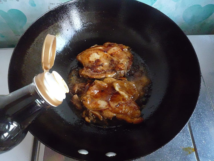 黑胡椒鸡腿饭步骤13