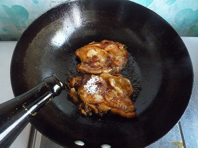 黑胡椒鸡腿饭步骤12