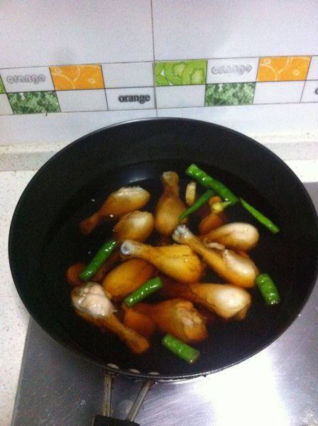 香菇豆干卤鸡腿步骤6