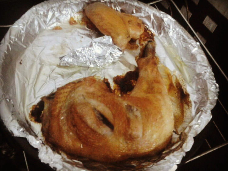 秘制香酥手撕盐焗鸡步骤6