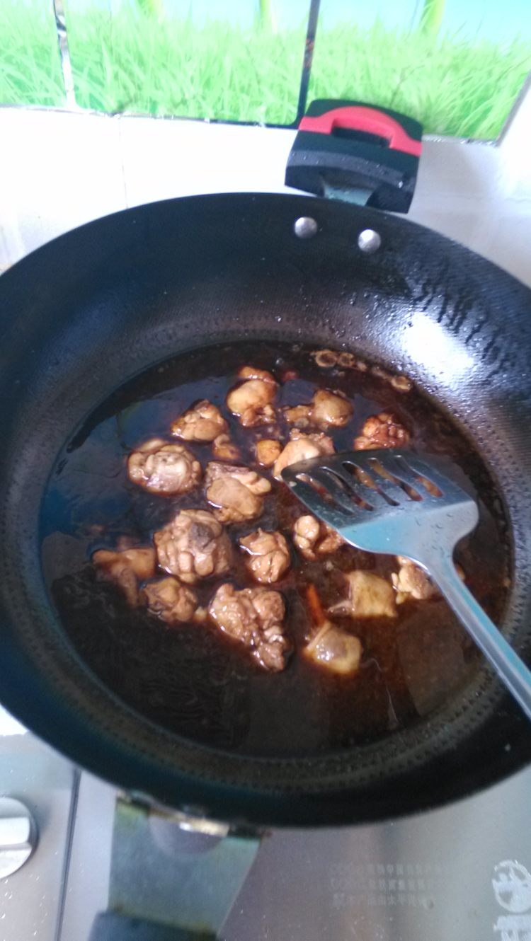 红烧鸡腿肉步骤6