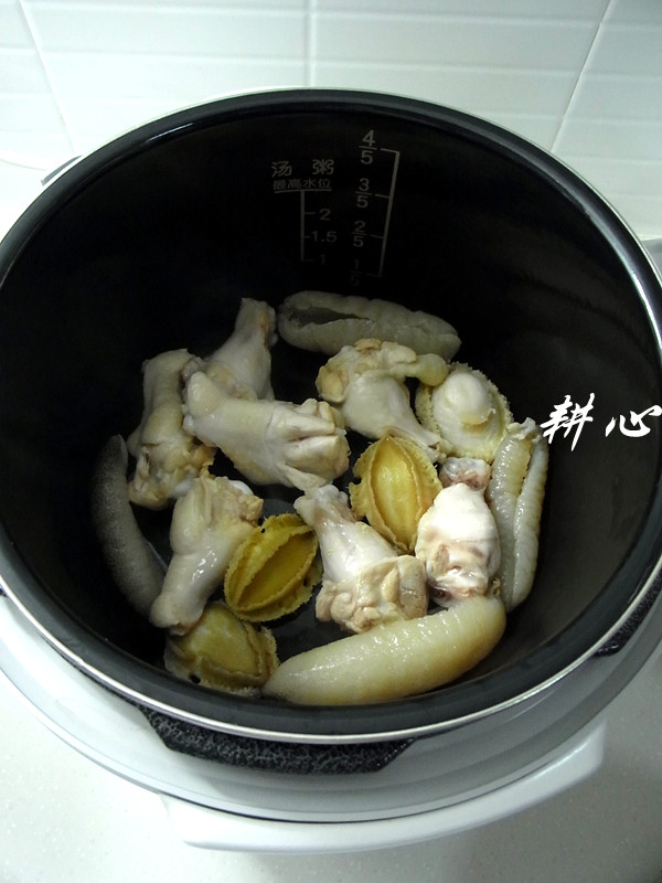 鲍鱼海参鸡粥步骤3