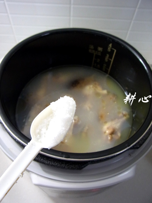 鲍鱼海参鸡粥步骤8