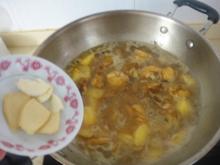 椰浆咖喱鸡步骤12