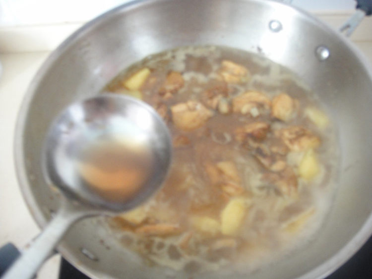 椰浆咖喱鸡步骤11