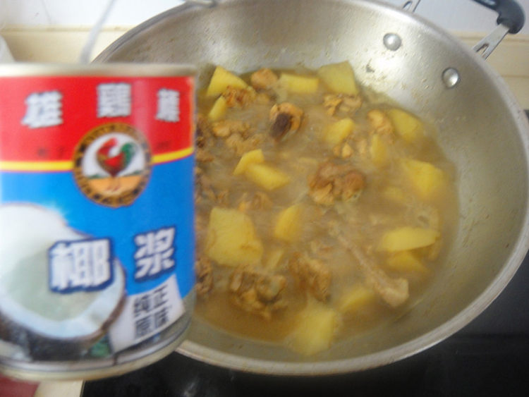 椰浆咖喱鸡步骤13