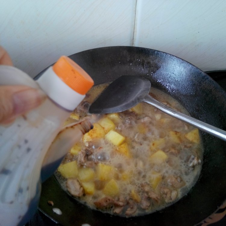 孜然土豆鸡块步骤11