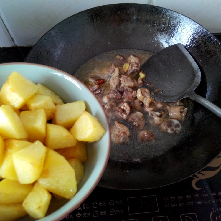 孜然土豆鸡块步骤10