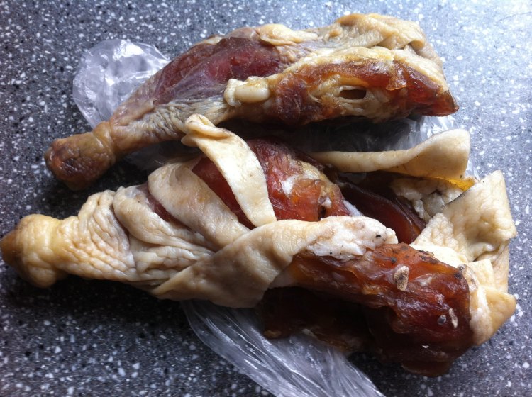 蒸琵琶腿步骤1