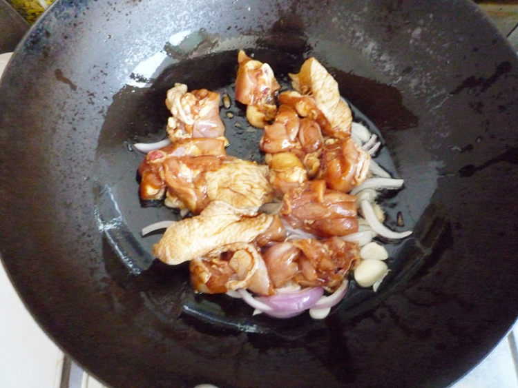 黑胡椒炒滑鸡步骤7