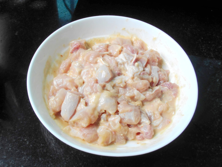 腐乳鸡丁步骤4