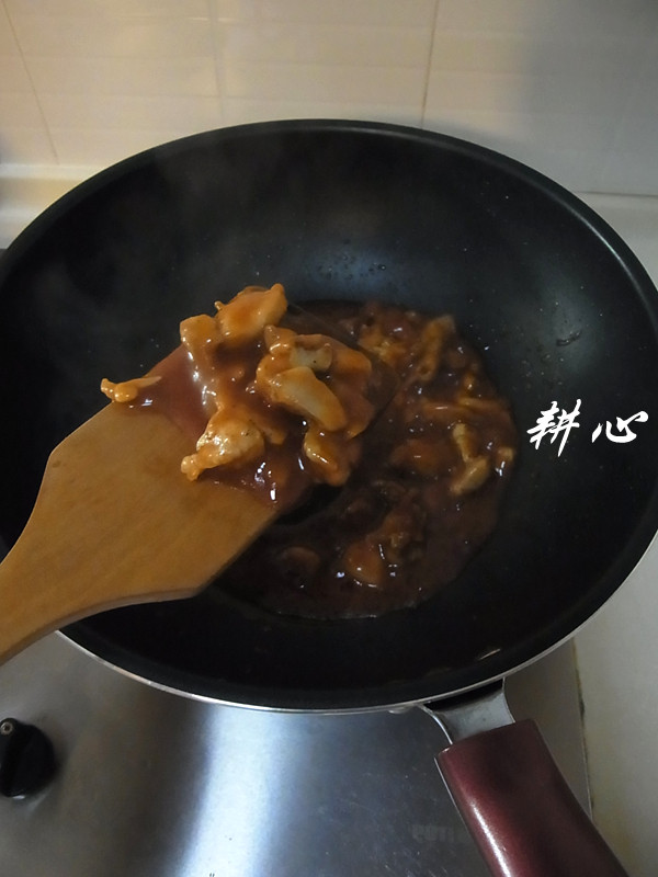 鸡肉蘑菇味番茄酱意粉步骤9