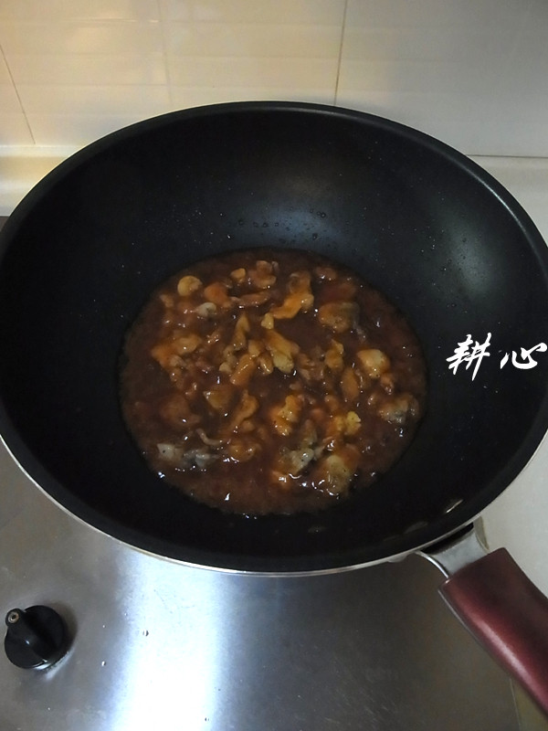 鸡肉蘑菇味番茄酱意粉步骤8