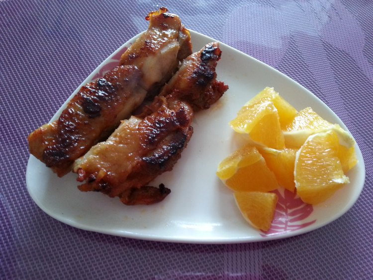 奥尔良煎鸡腿步骤7