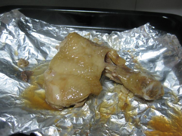 鸡腿卷饼步骤3