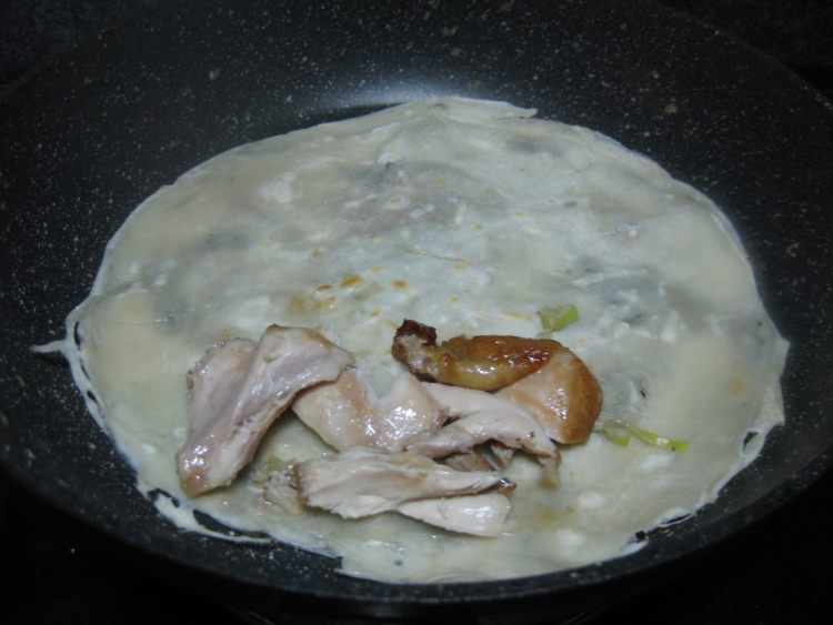 鸡腿卷饼步骤6