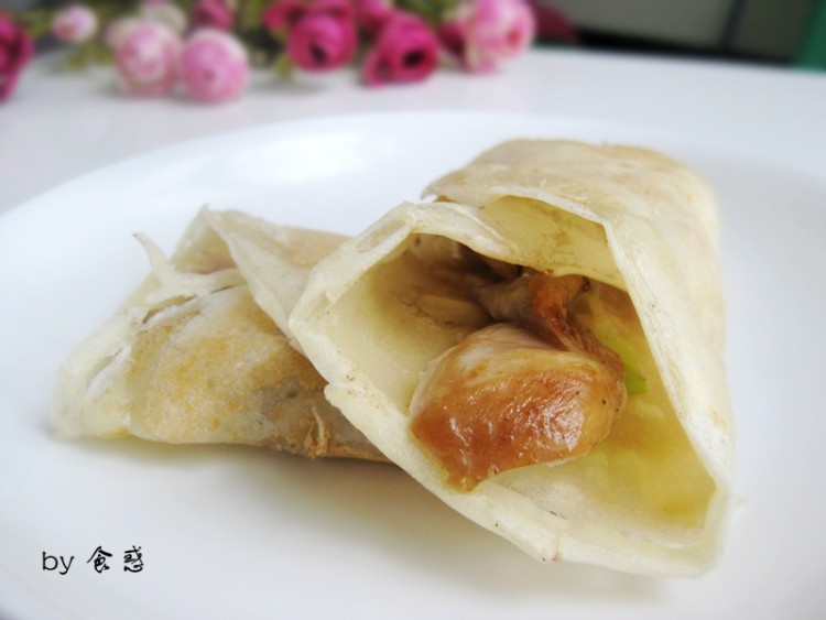 鸡腿卷饼步骤7
