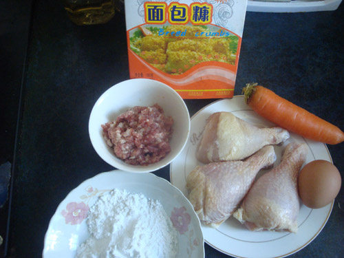 黄金鸡肉卷步骤1