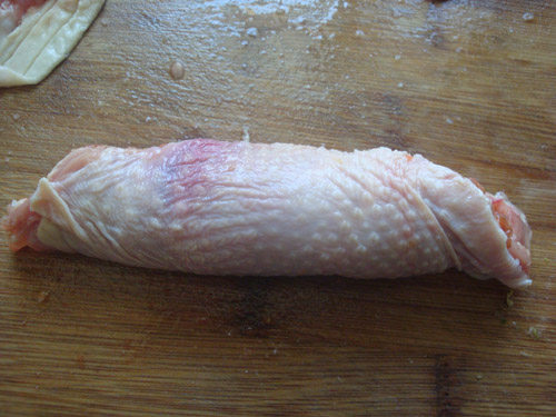 黄金鸡肉卷步骤8