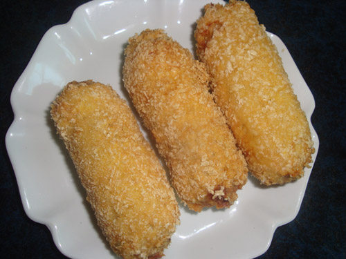 黄金鸡肉卷步骤15