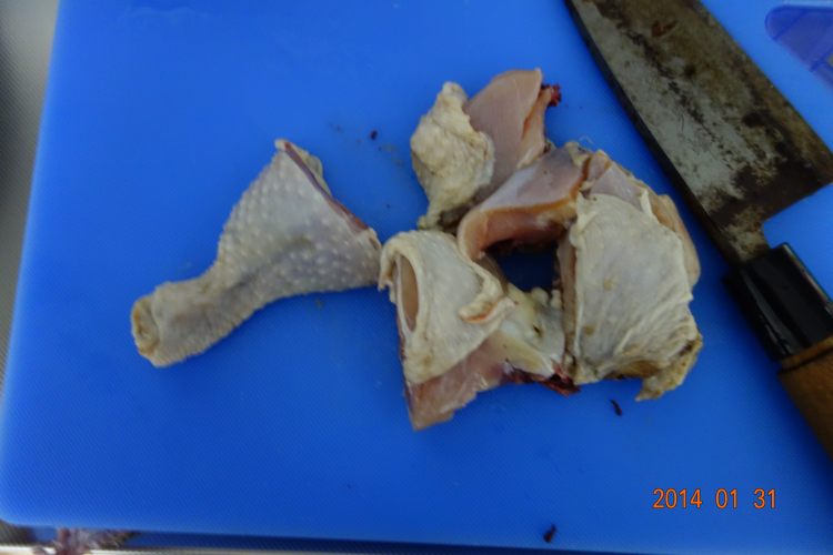 蒸风鸡步骤11