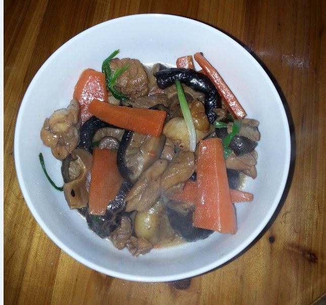 香菇鸡腿肉步骤9