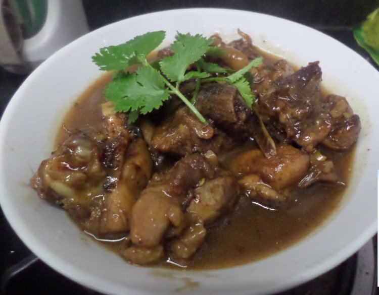 红烧鸡腿块步骤9