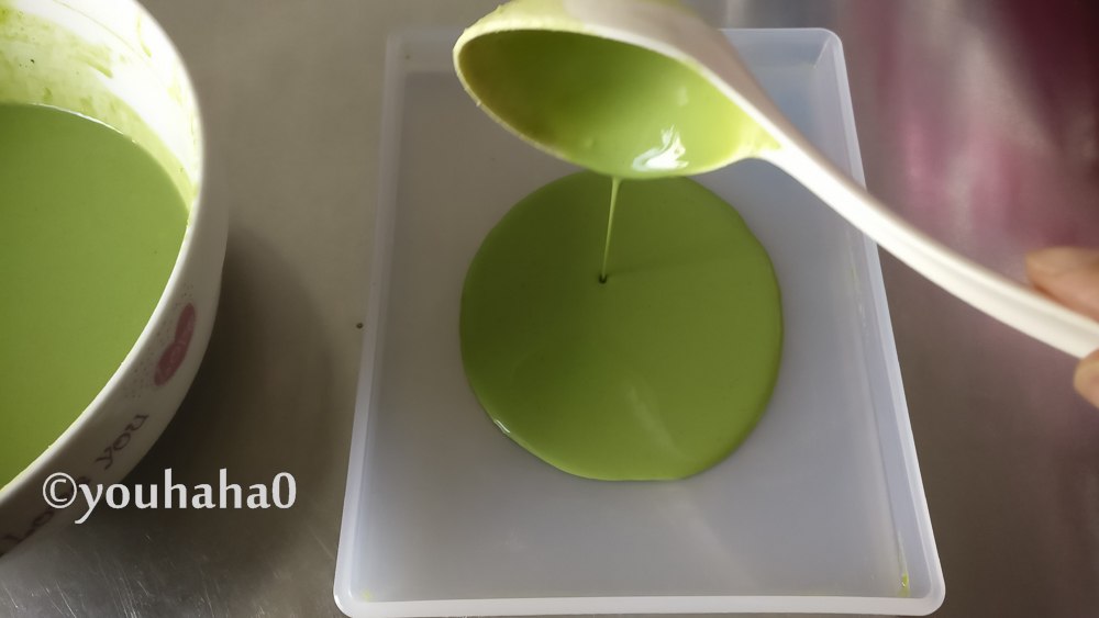 抹茶毛巾卷步骤7