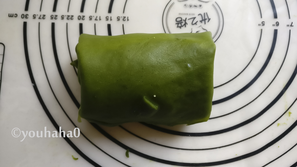 抹茶毛巾卷步骤15