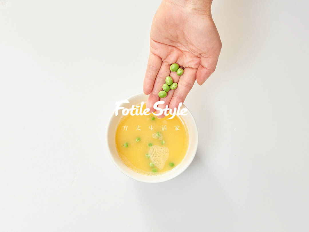 豌豆茶碗蒸步骤4