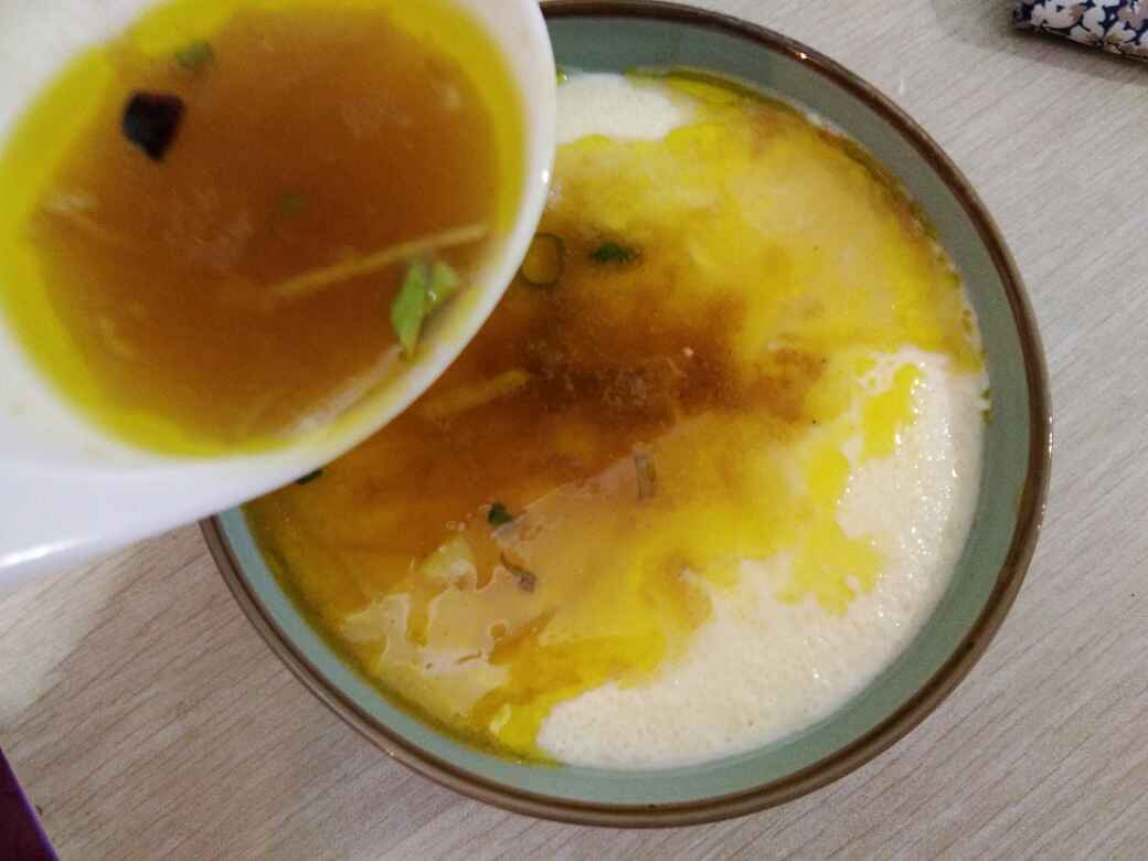 浇汁牛奶鸡蛋羹步骤10
