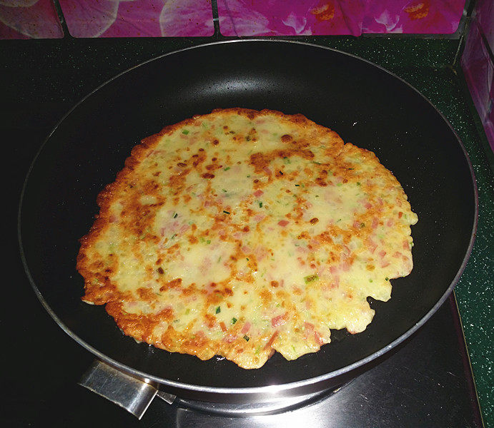 西瓜皮火腿鸡蛋饼步骤9