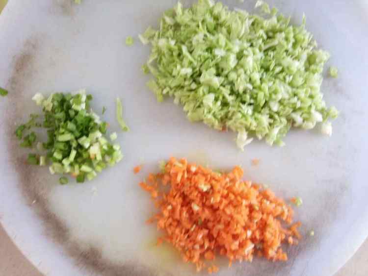 包菜胡萝卜蛋饼步骤4