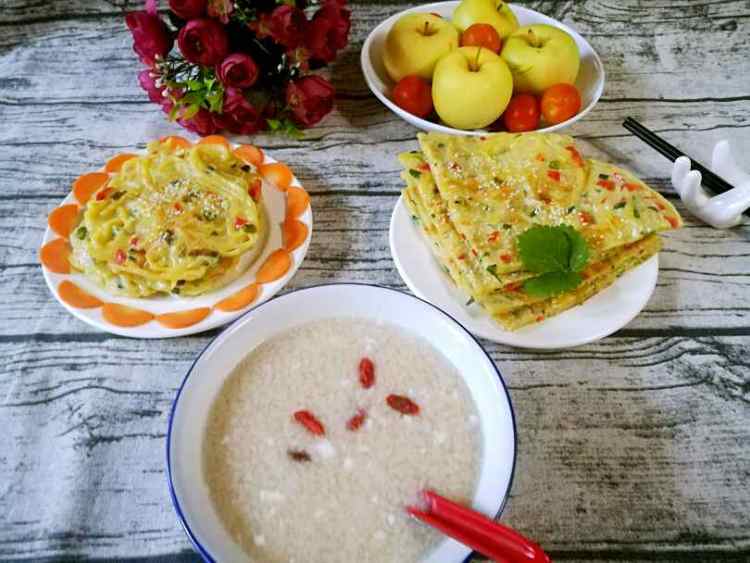葱香土豆丝鸡蛋饼步骤15