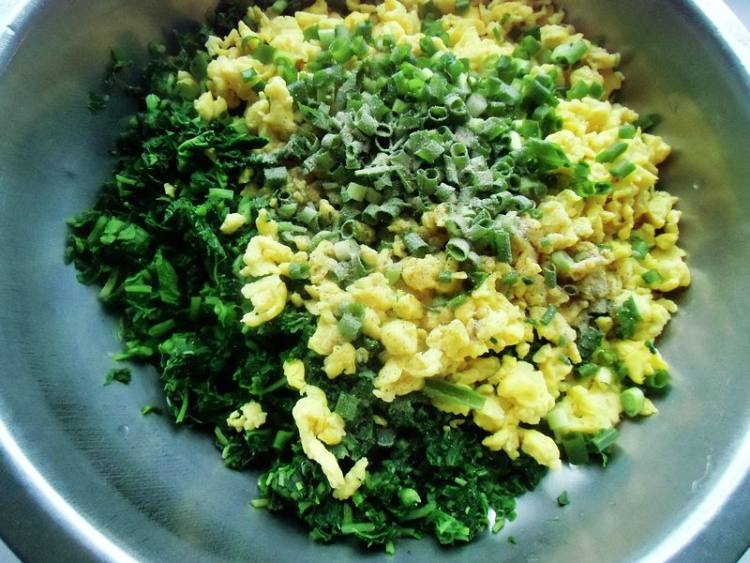 苋菜鸡蛋饺子步骤6