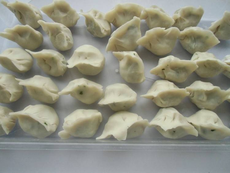 苋菜鸡蛋饺子步骤12