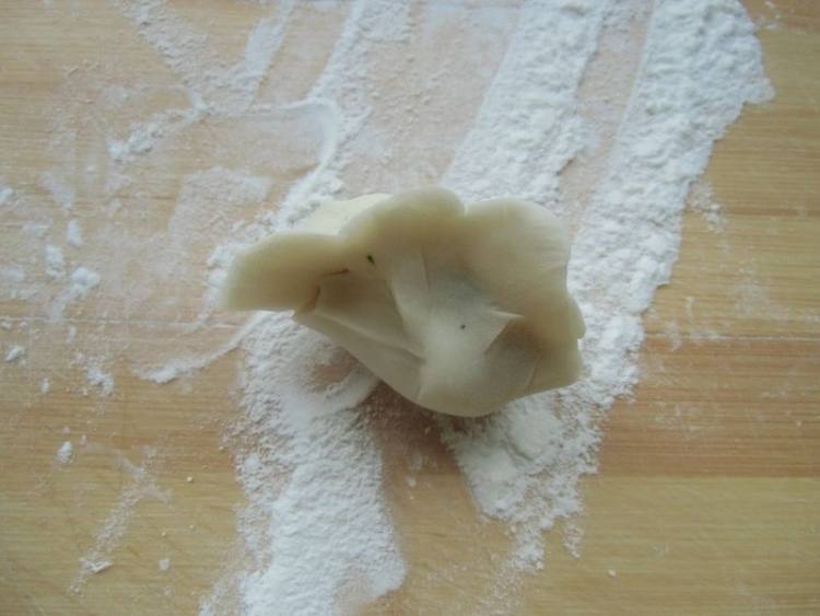 苋菜鸡蛋饺子步骤11