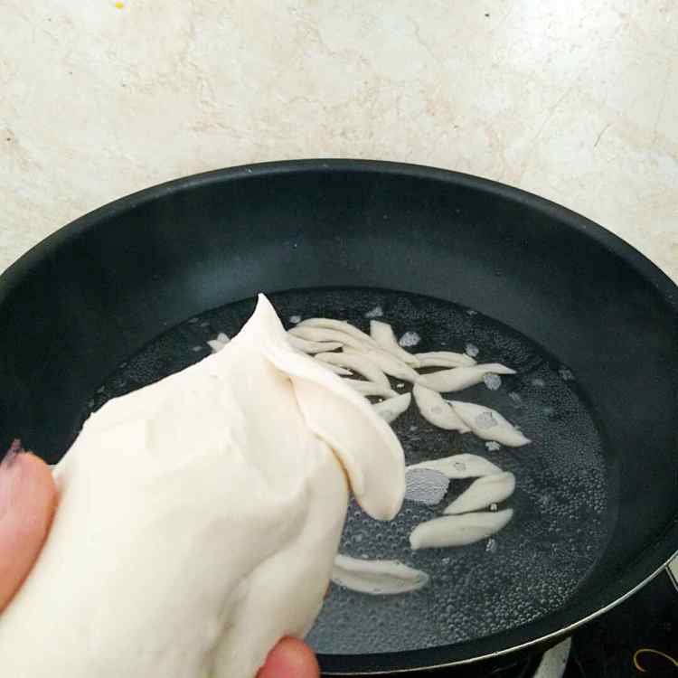素炒剪刀面步骤6
