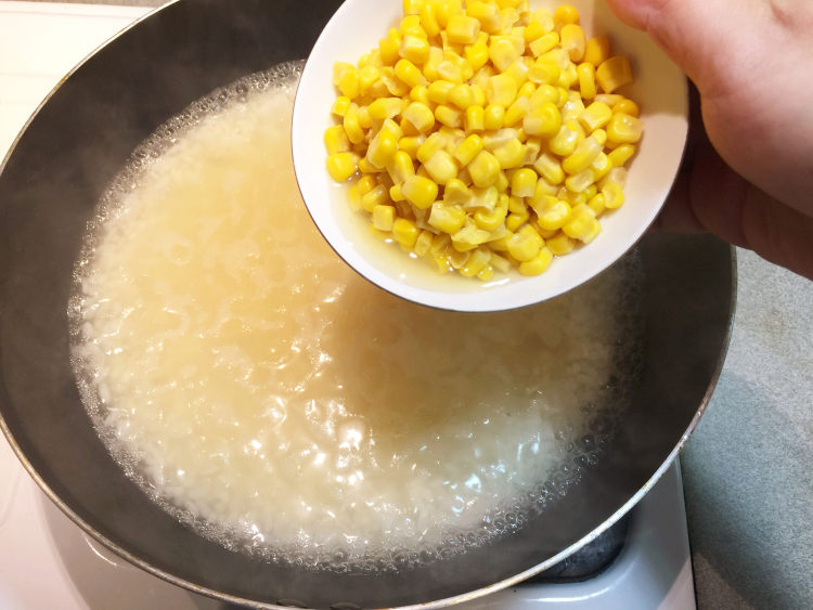 鸡肉玉米菇菇粥步骤7