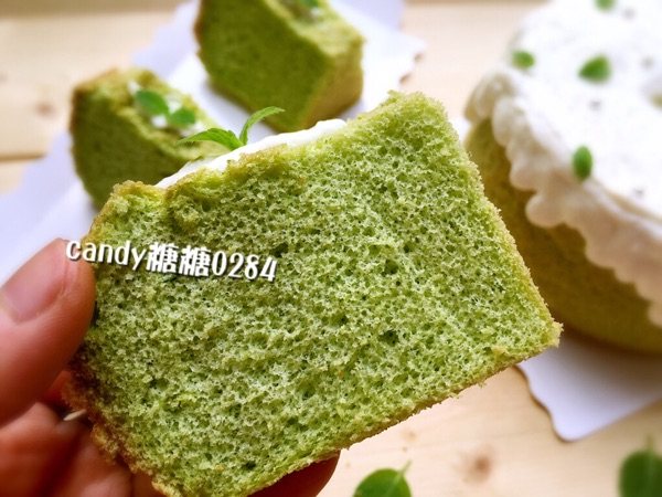 菠菜翠绿戚风蛋糕步骤18