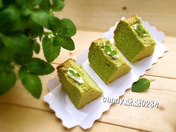 菠菜翠绿戚风蛋糕步骤17